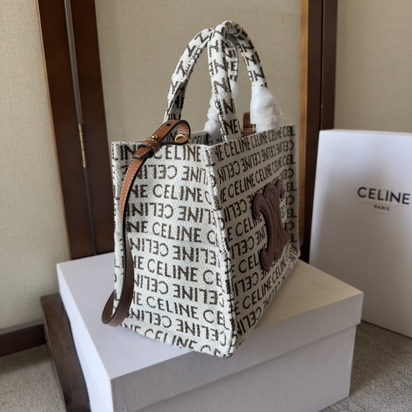 Celine fabric tote bag, handbag and crossbody bag - Picture 8 of 8